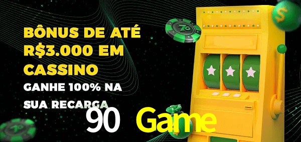 90 Game melhor bônus de depósito